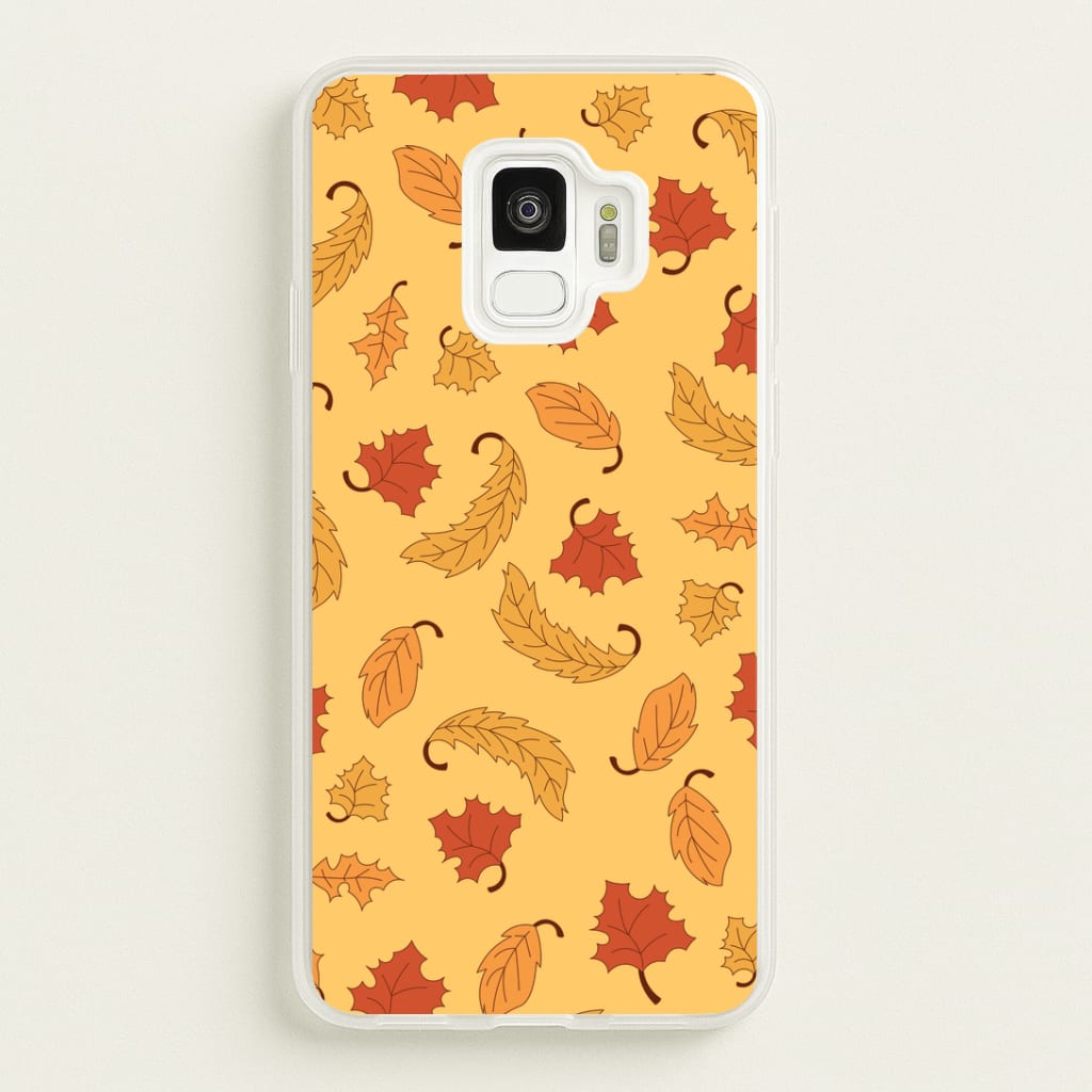 Leaves Assortment Pattern Galaxy S9 Case