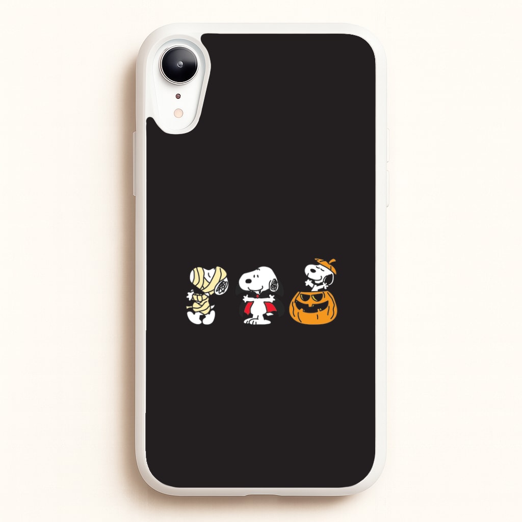 Cartoon Beagle Halloween Costumes iPhone XR Case