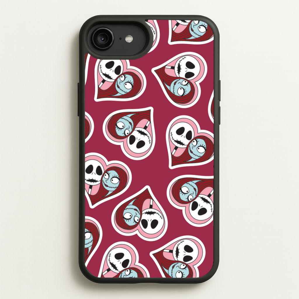 J And S Heart Pattern iPhone 6 Plus / 7 Plus / 8 Plus Case