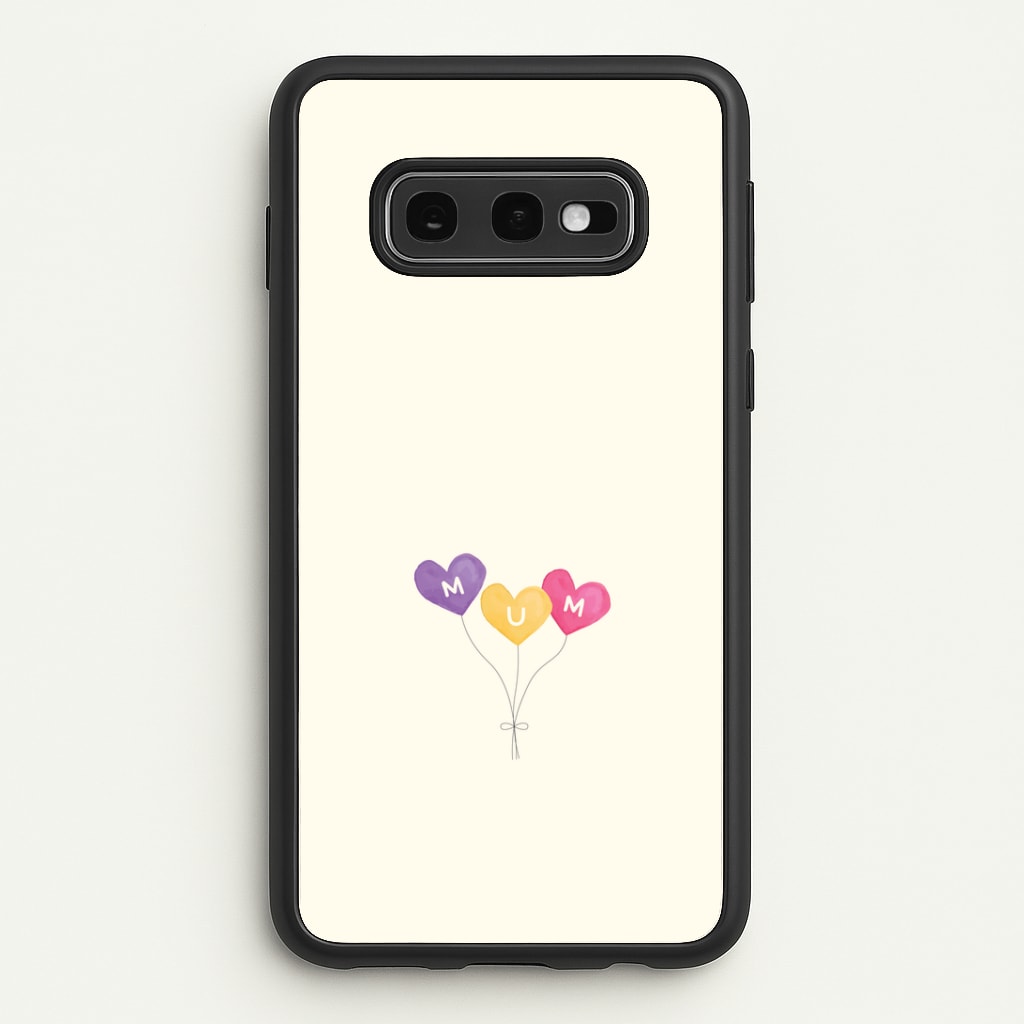 Mum Watercolour Balloons Galaxy S10e Case