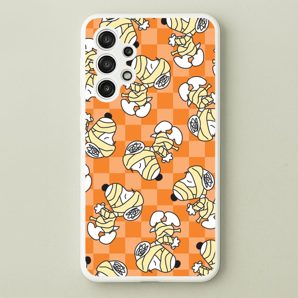 Mummy Cartoon Beagle Pattern Galaxy A13 Case