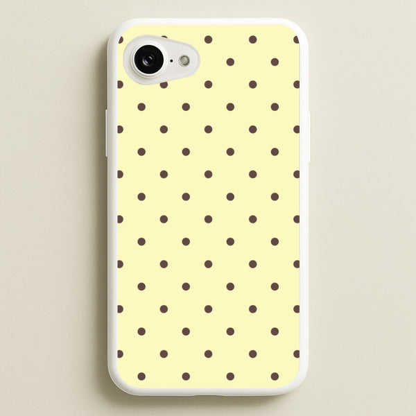 Vanilla & Chocolate Polka Dots iPhone 16e Case