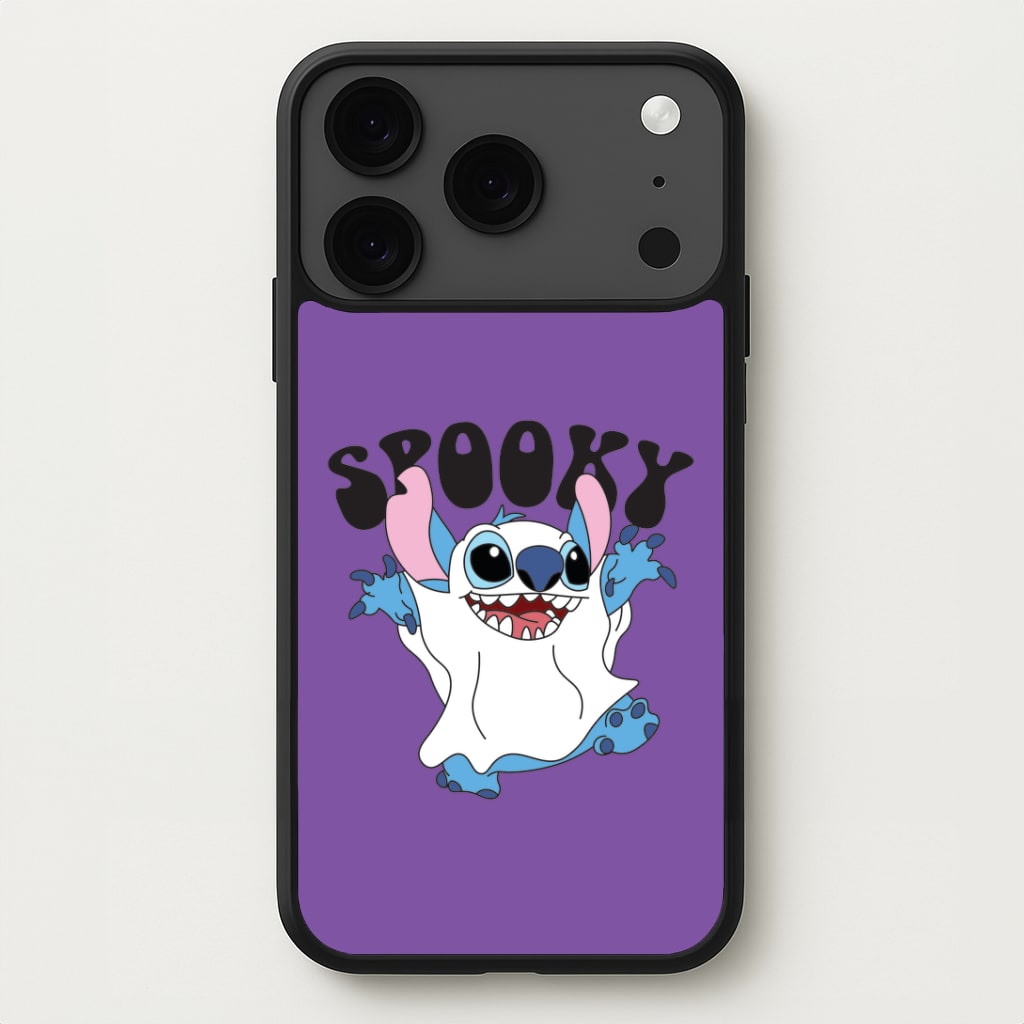 Spooky Cute Blue Alien iPhone 17 Pro Max Case