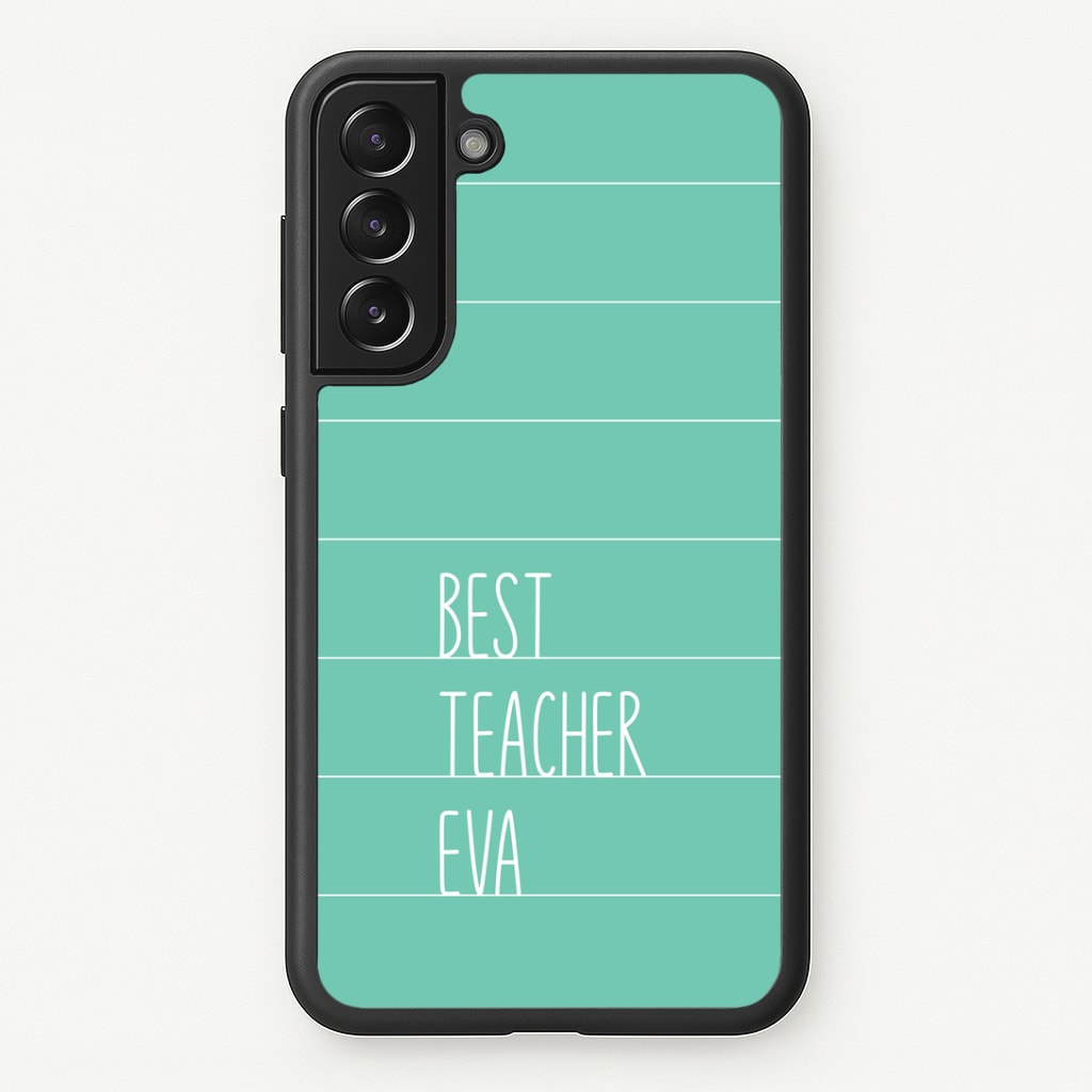 Best Teacher Eva Galaxy S22 Case