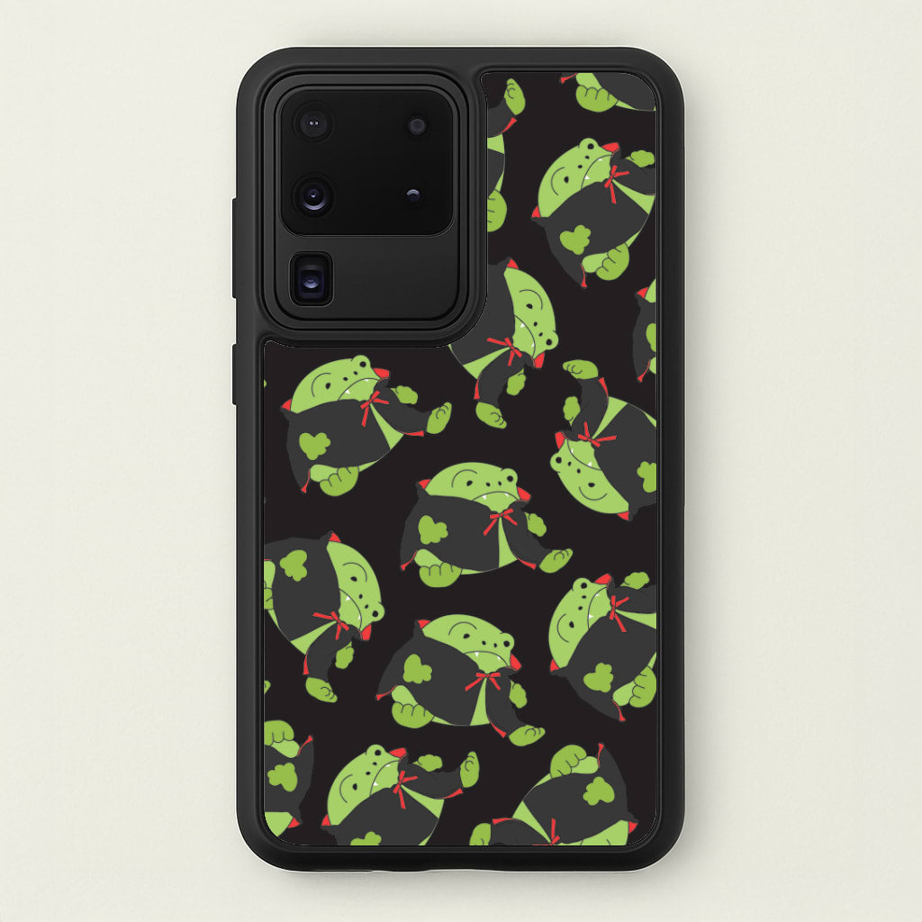 Vampire Frog Pattern - Halloween Galaxy S20 Ultra Case