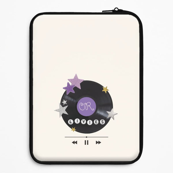 Amethyst Vinyl Scrapbook Universal Laptop Sleeve