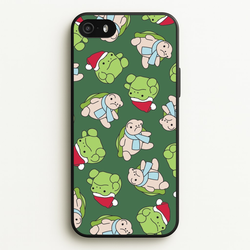 Grumpy Christmas Plushies Pattern iPhone 5 / 5s / SE 2016 Case