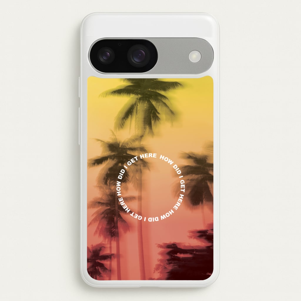 Palm Trees Circle Google Pixel 9 / 9 Pro Case