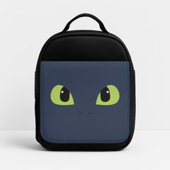 Black Fury Dragon Face Lunchbox