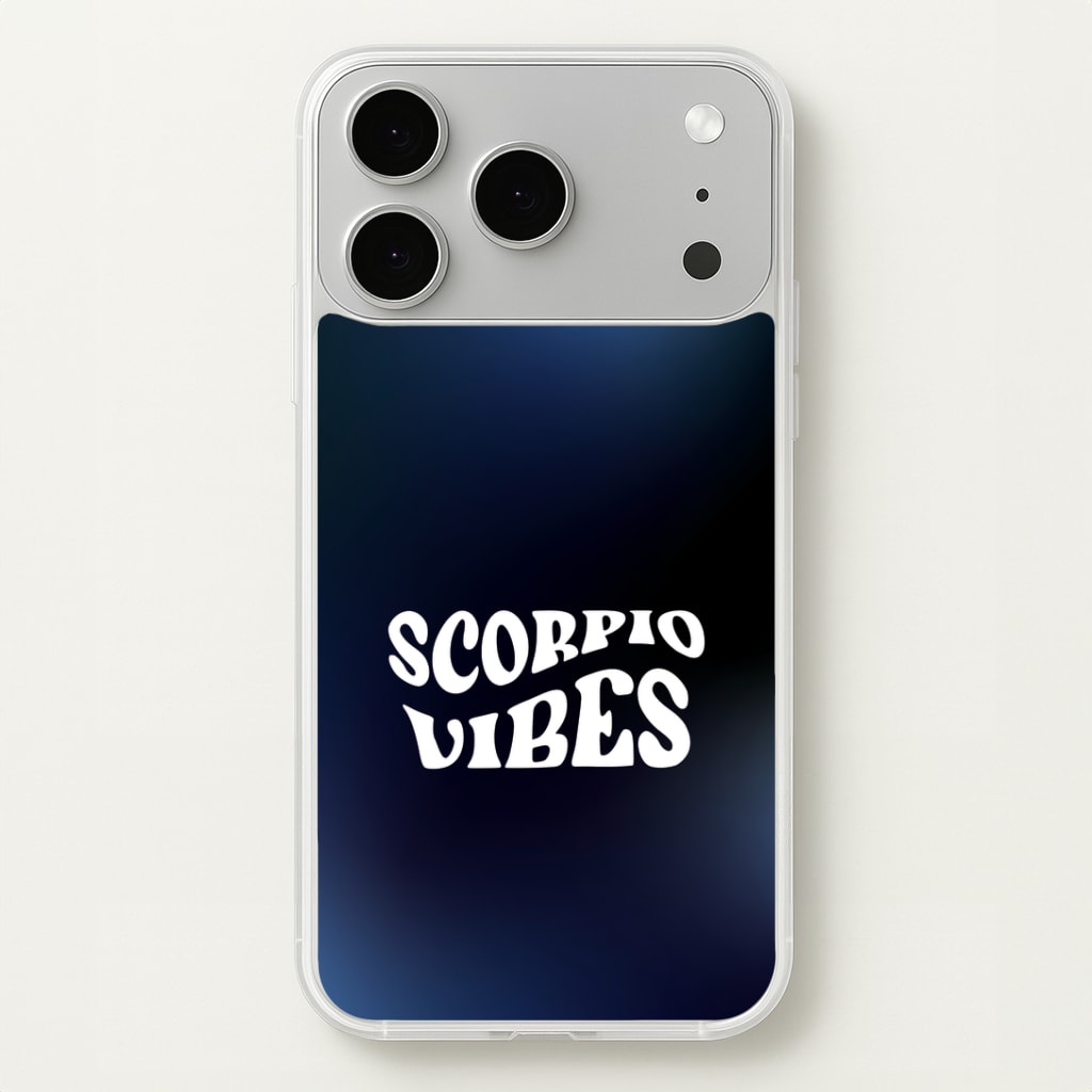 Scorpio Vibes Gradient Zodiac iPhone 17 Pro Max Case