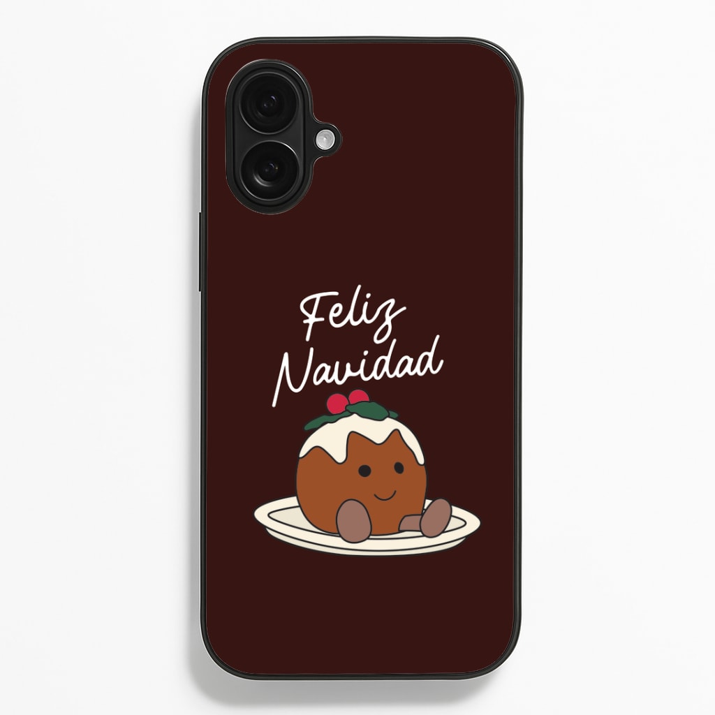 Christmas Pudding Plush iPhone 16 Plus Case