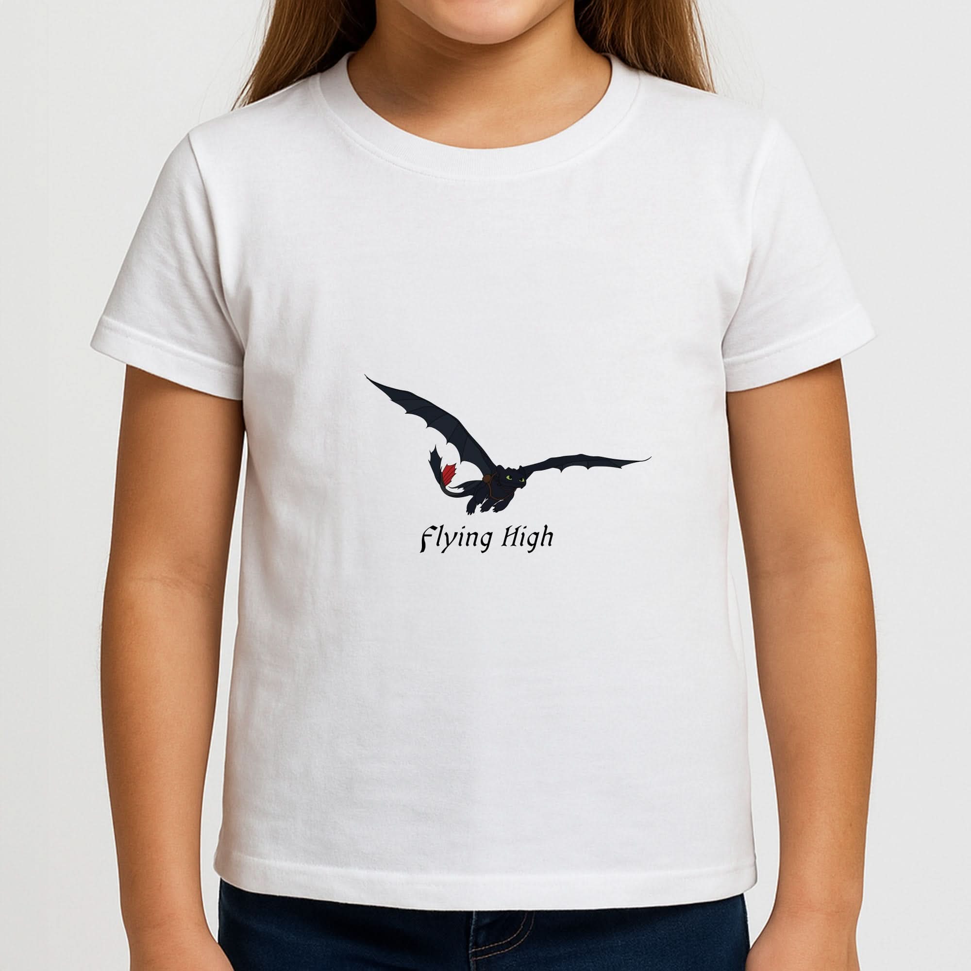 Dragon Flying High Girls T-Shirt