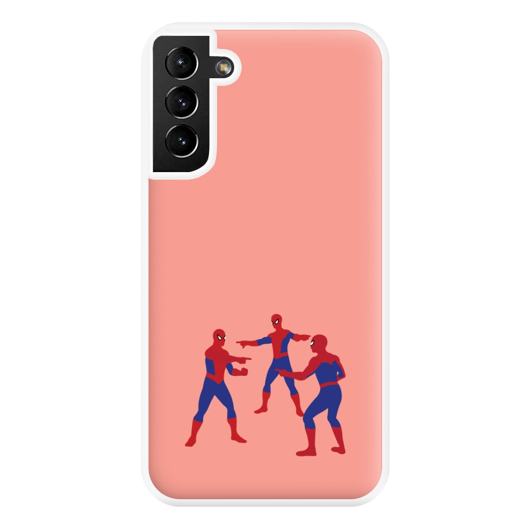 Spider Hero Pointing Meme Galaxy S21 Plus Case