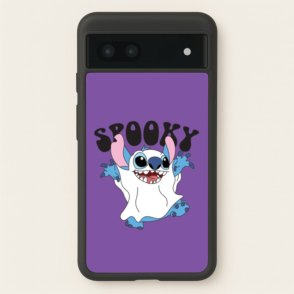 Spooky Cute Blue Alien Google Pixel 6a Case