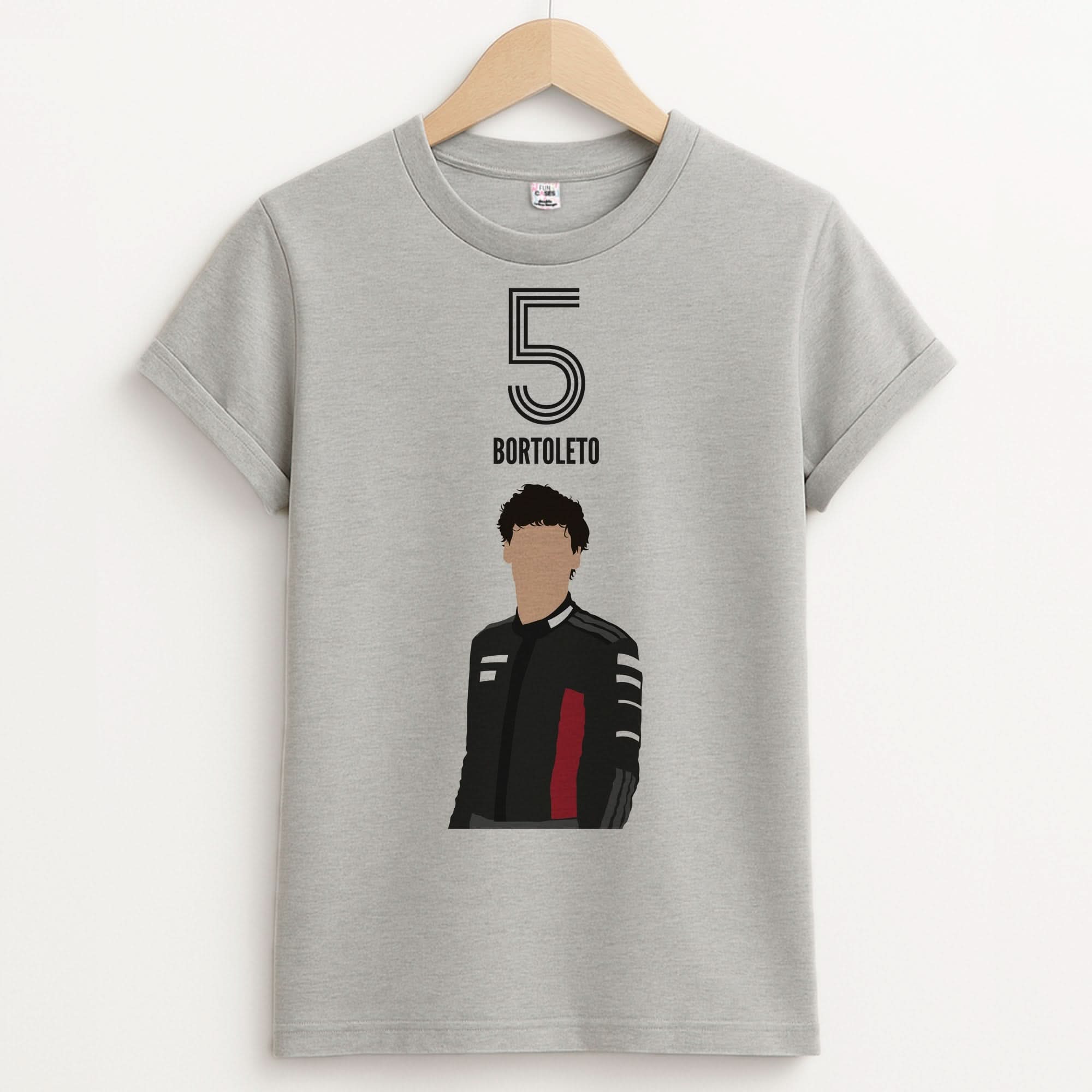 Bortoleto 2026 Unisex Grey T-Shirt