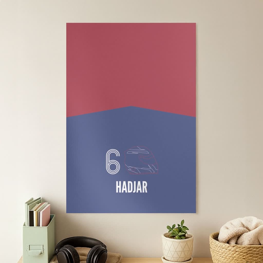 Hadjar Helmet 2026 Poster