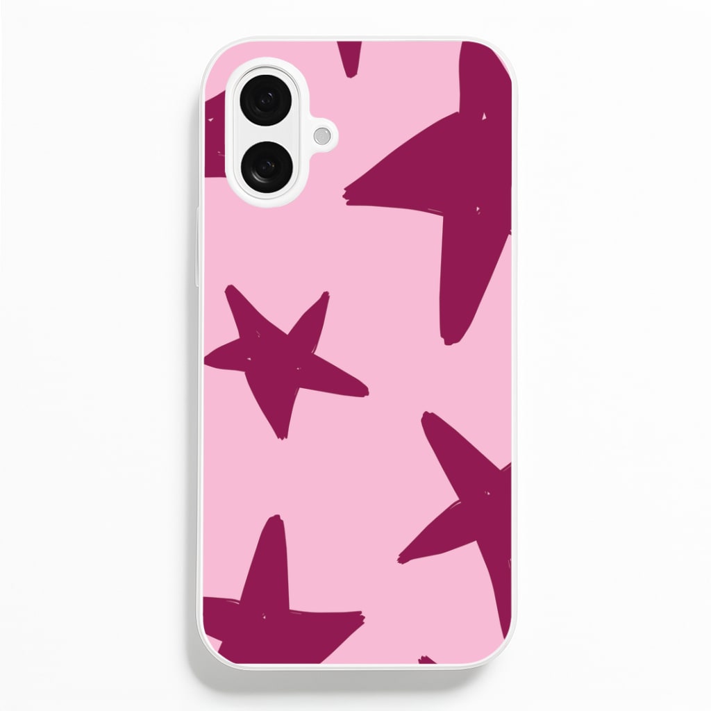 Raspberry Stars iPhone 16 Plus Case