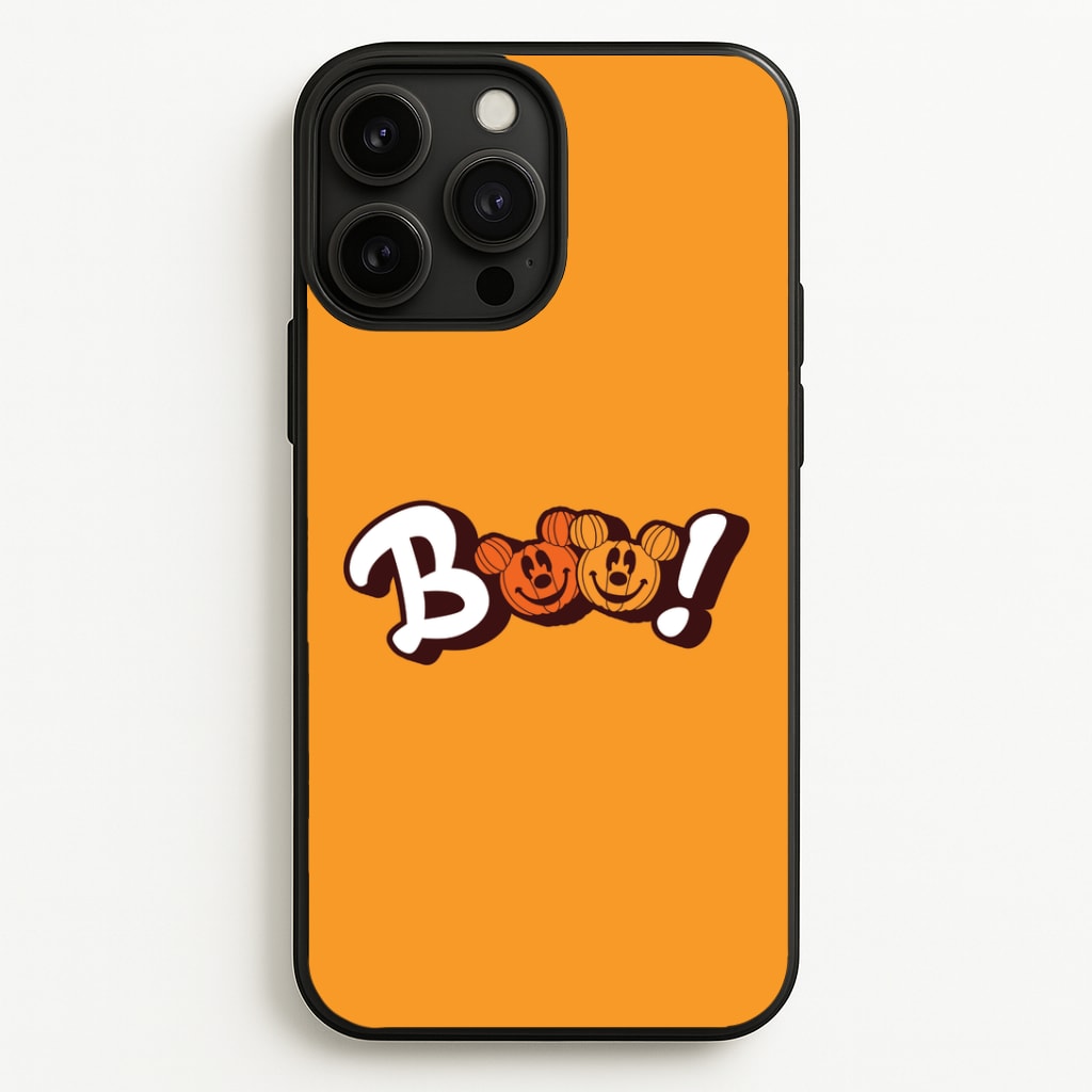 Pumkin Mouse Boo iPhone 13 Pro Max Case