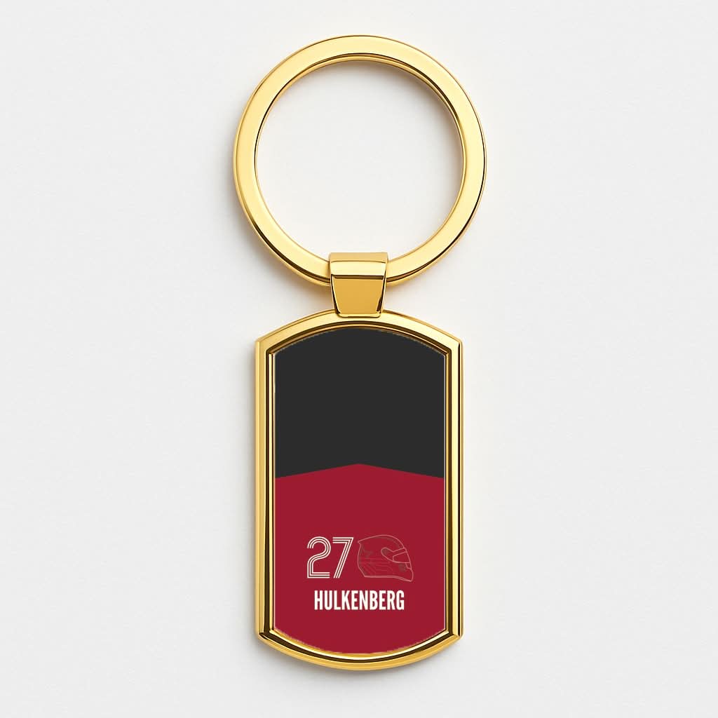Hulkenberg Helmet 2026 Gold Keyring