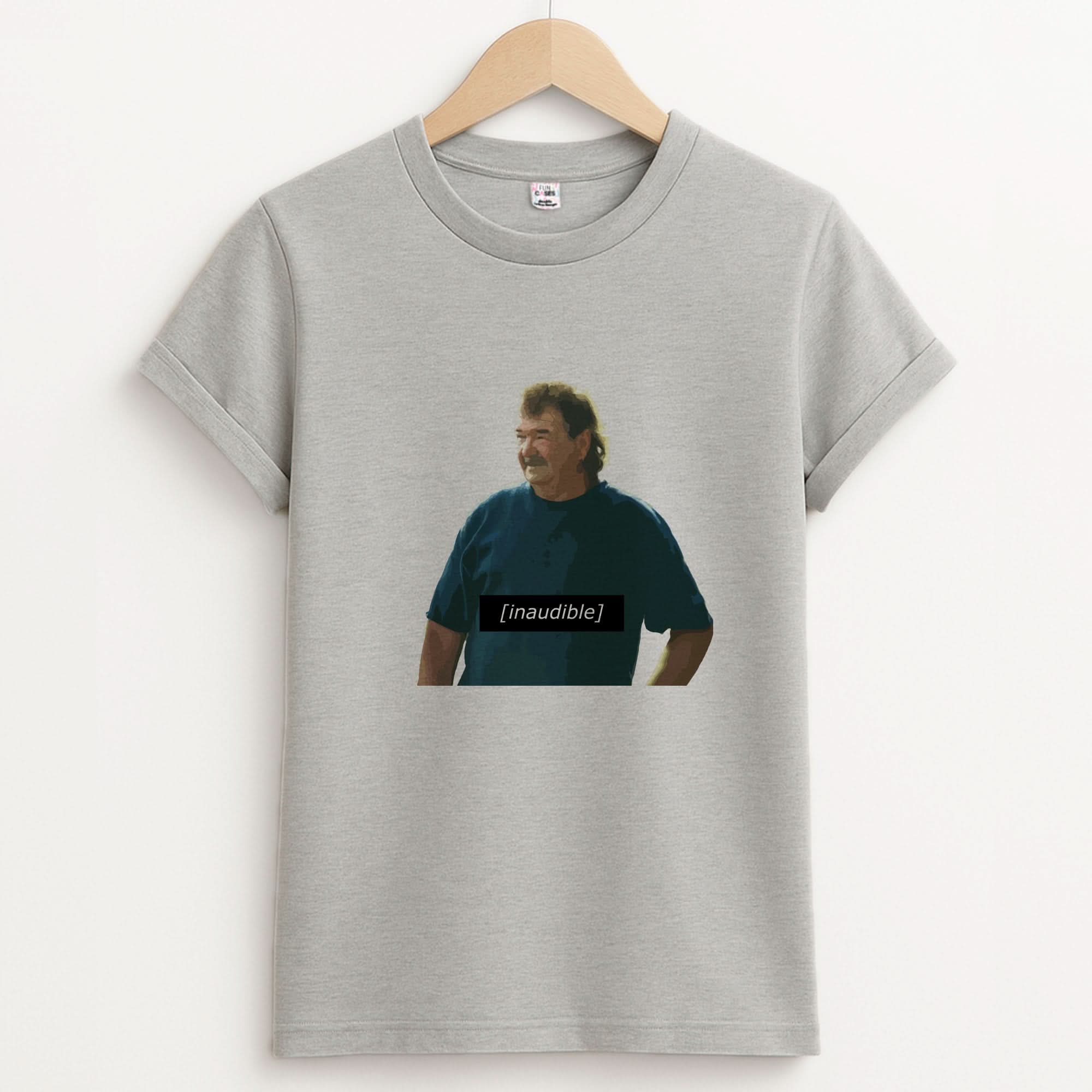 Inaudible Gerald Unisex Grey T-Shirt