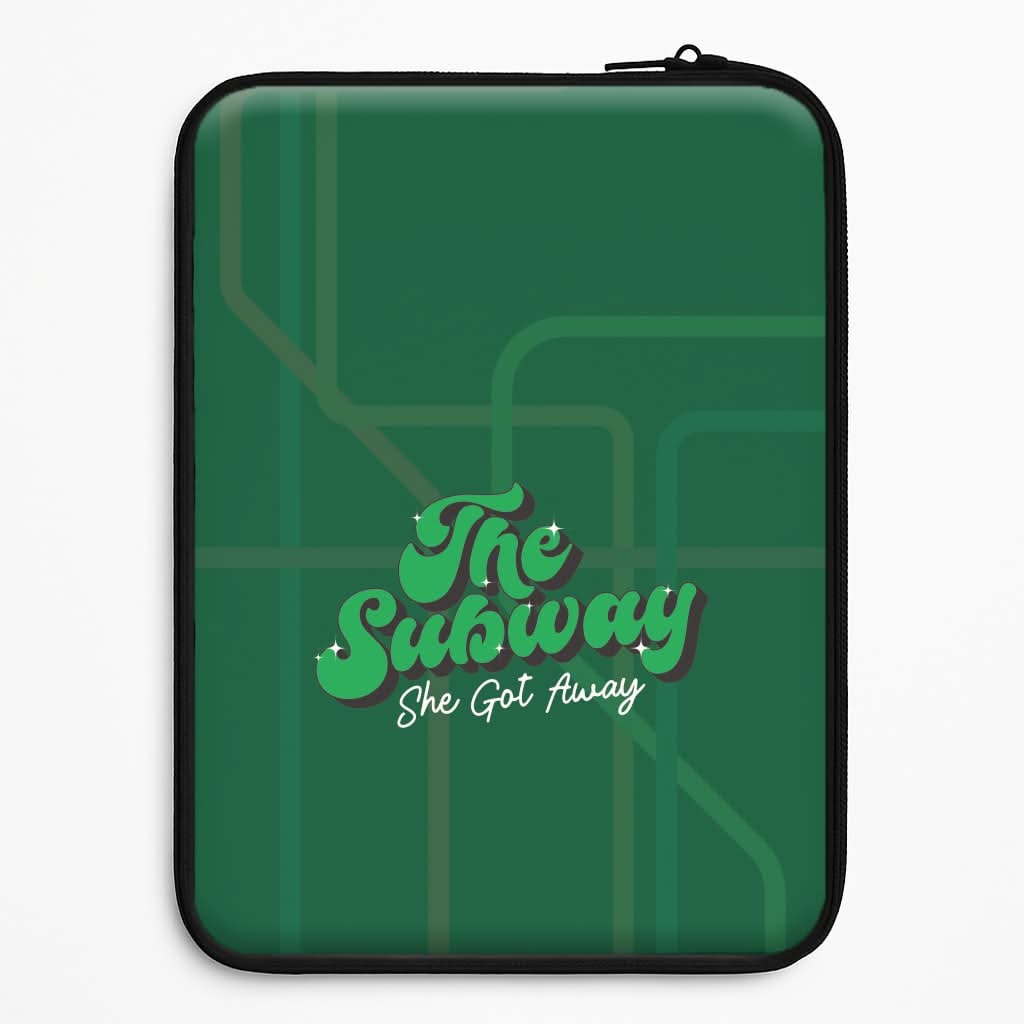 Subway Green Universal Laptop Sleeve