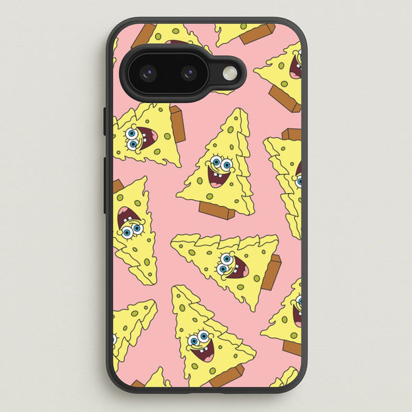 Christmas Tree Cartoon Sponge Pattern Google Pixel 9a Case