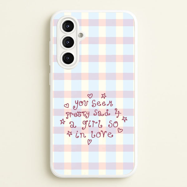 Dreamy Plaid Galaxy A16 Case