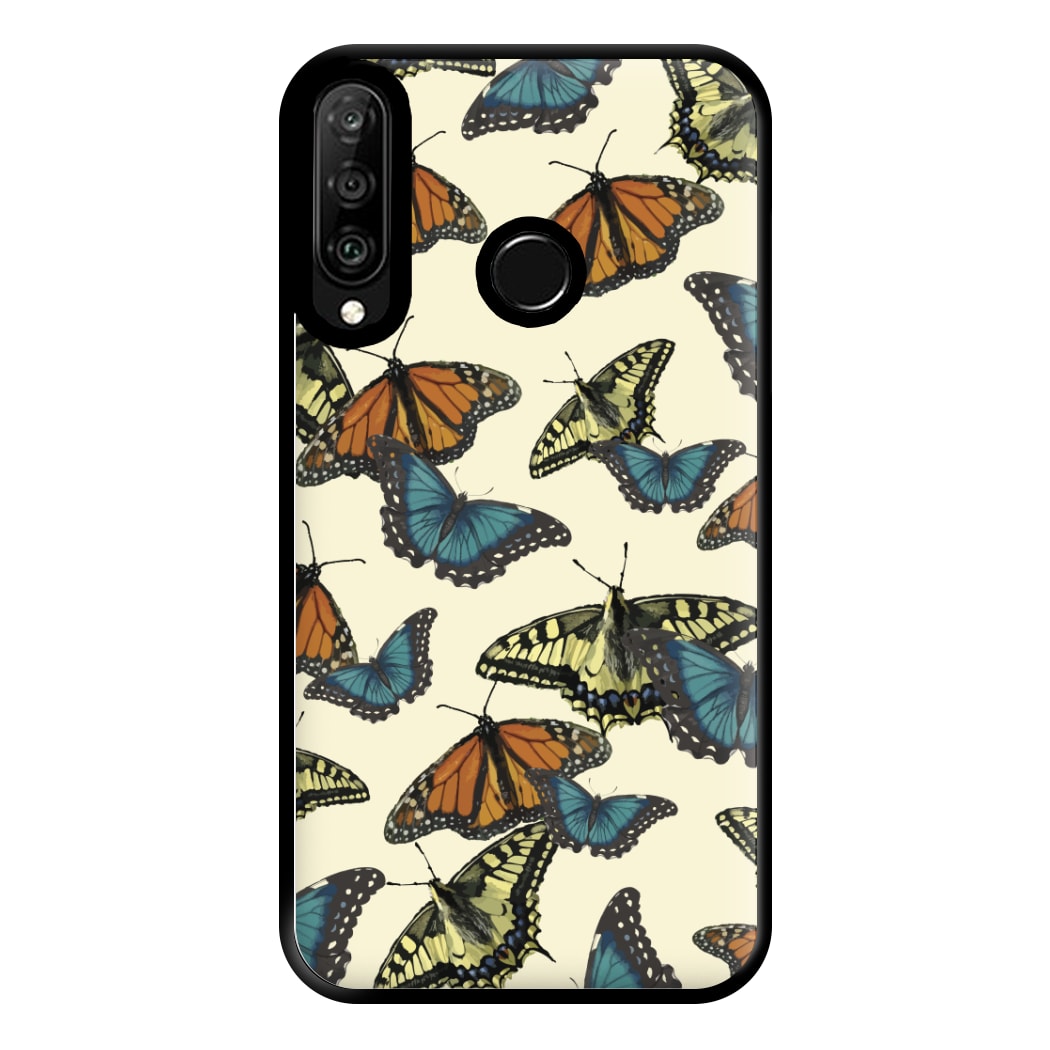 Butterfly Assortment Pattern Huawei P30 Lite Case