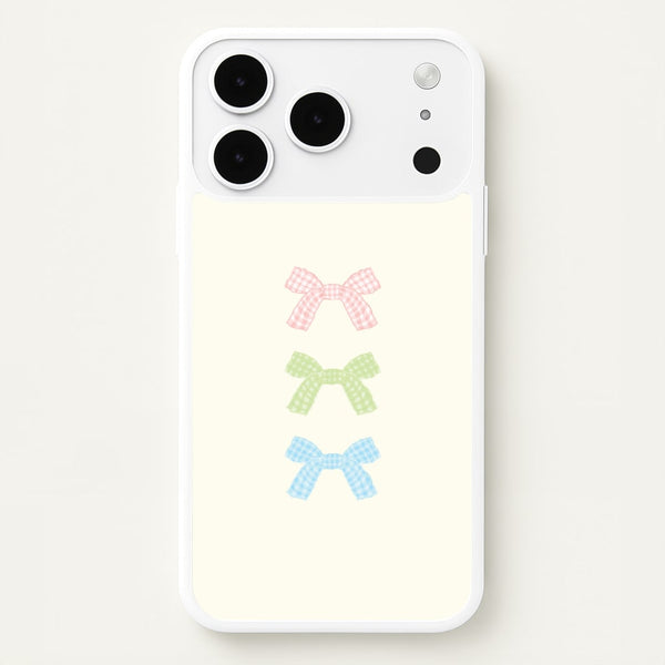 Gingham Tiered Ties iPhone 17 Pro Case