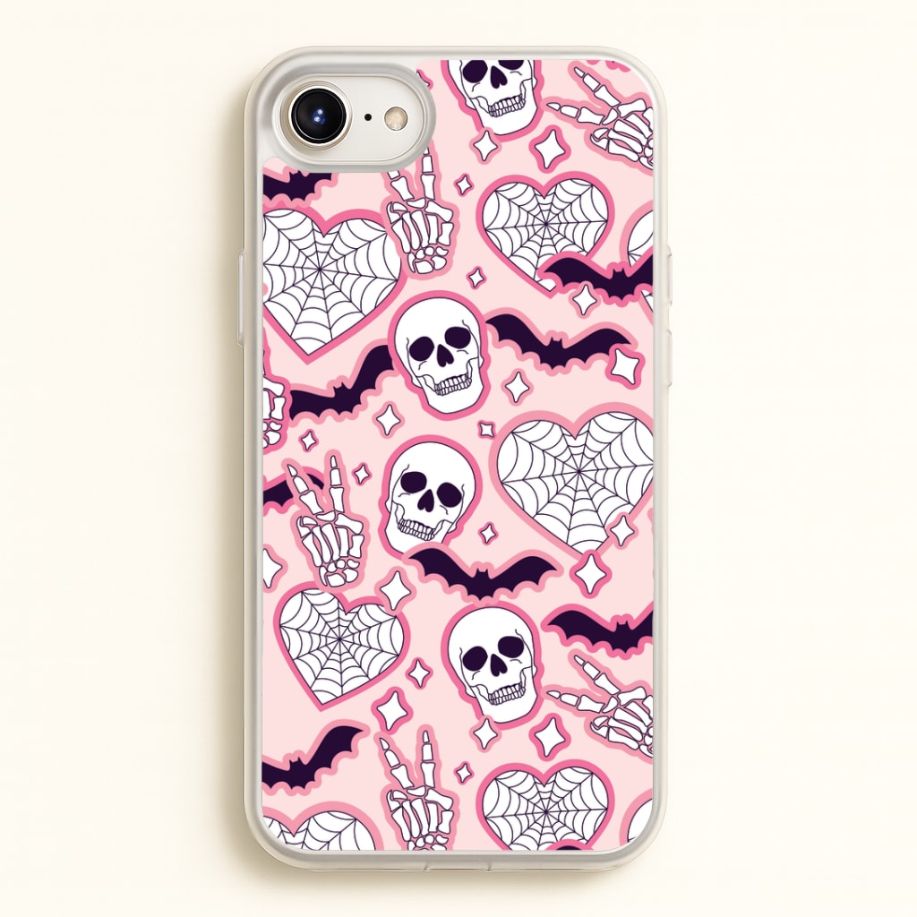 Cute Halloween Stickers Pattern iPhone 6 / 7 / 8 / SE Case