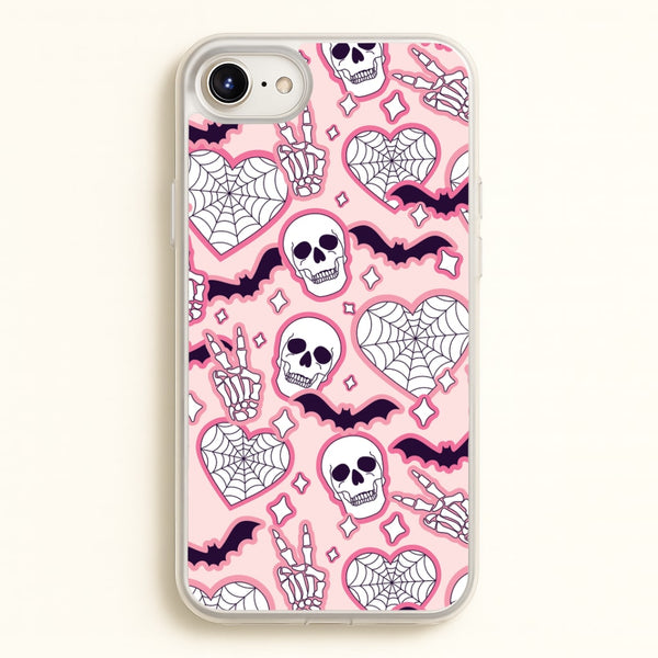 Cute Halloween Stickers Pattern iPhone 6 Plus / 7 Plus / 8 Plus Case