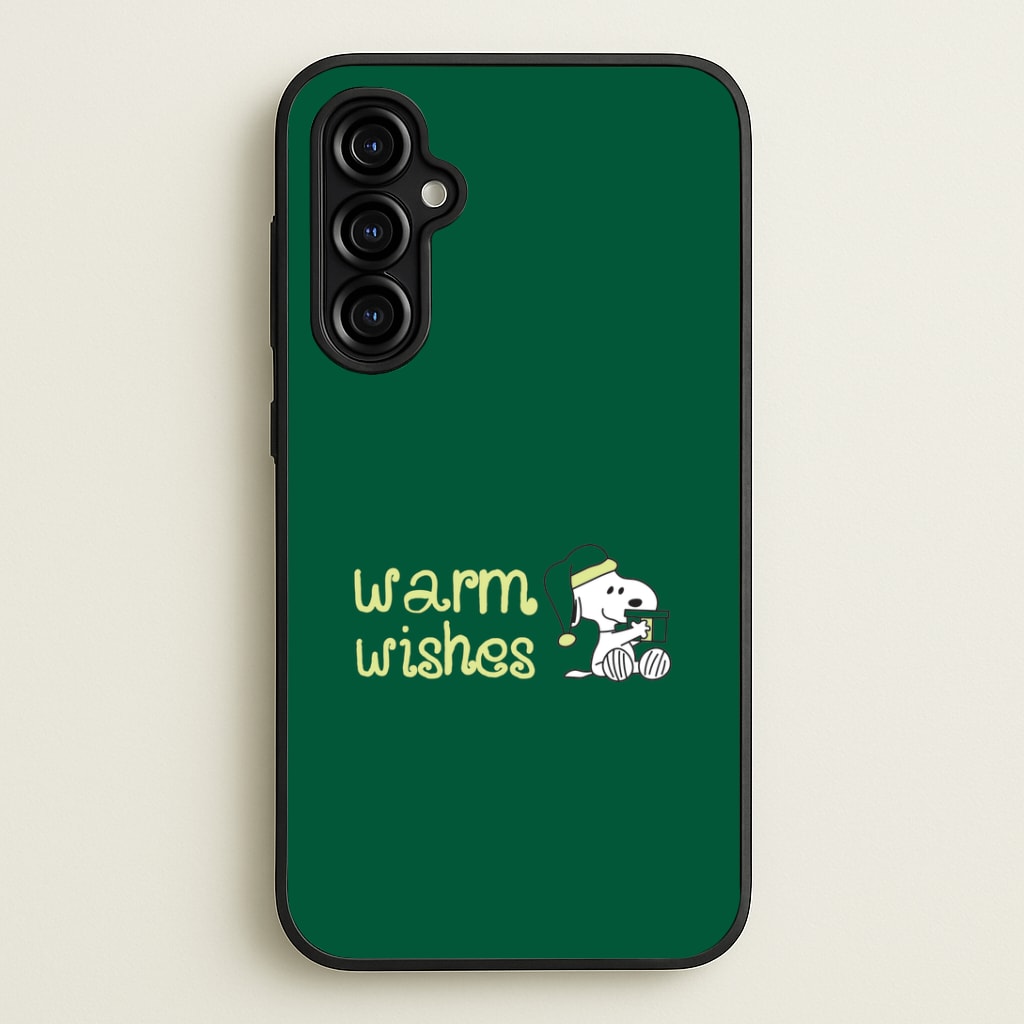 Cartoon Beagle Warm Wishes Galaxy A54 Case