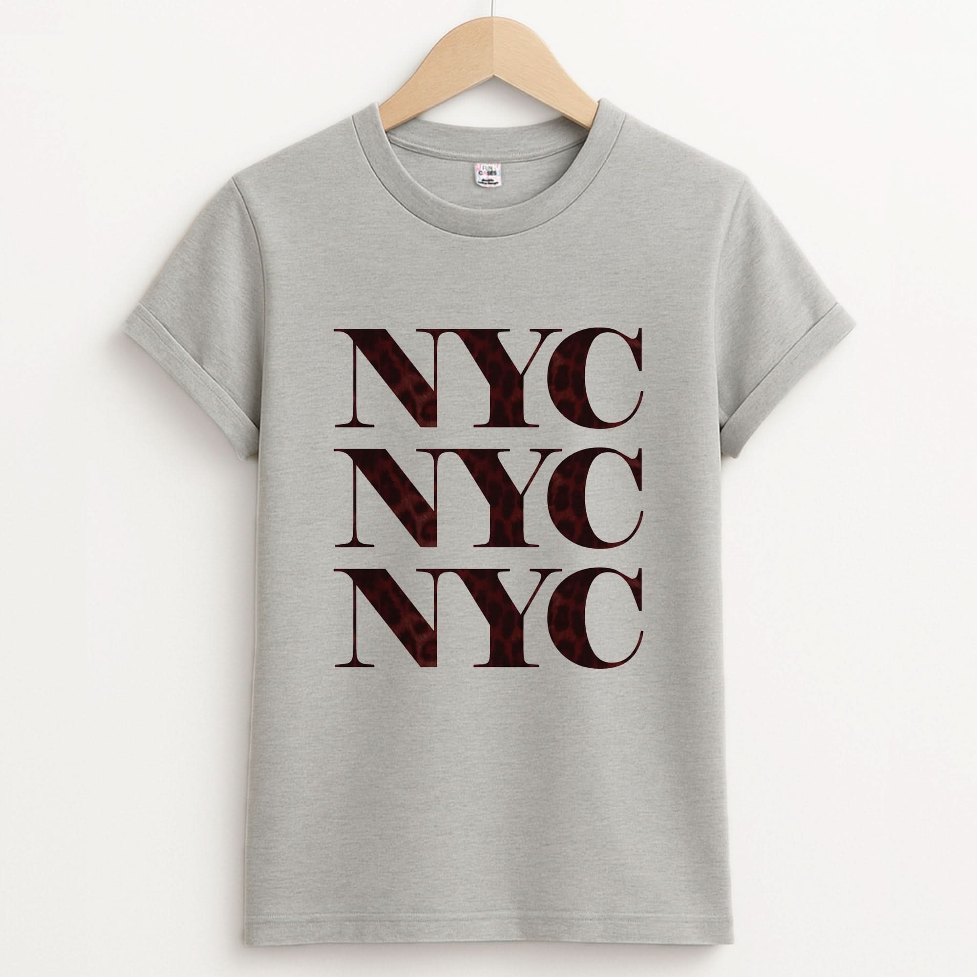 Fifth Avenue Unisex Grey T-Shirt