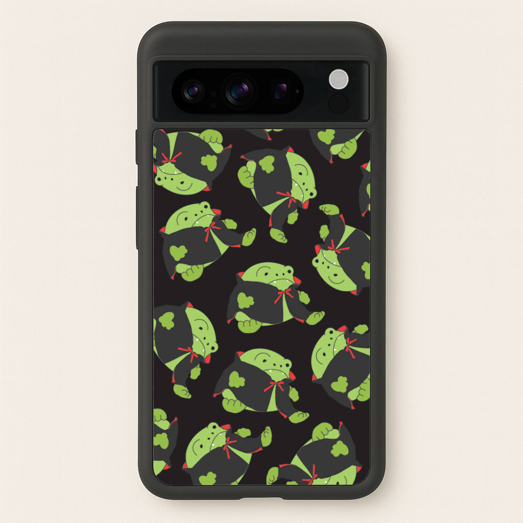 Vampire Frog Pattern - Halloween Google Pixel 8 Pro Case