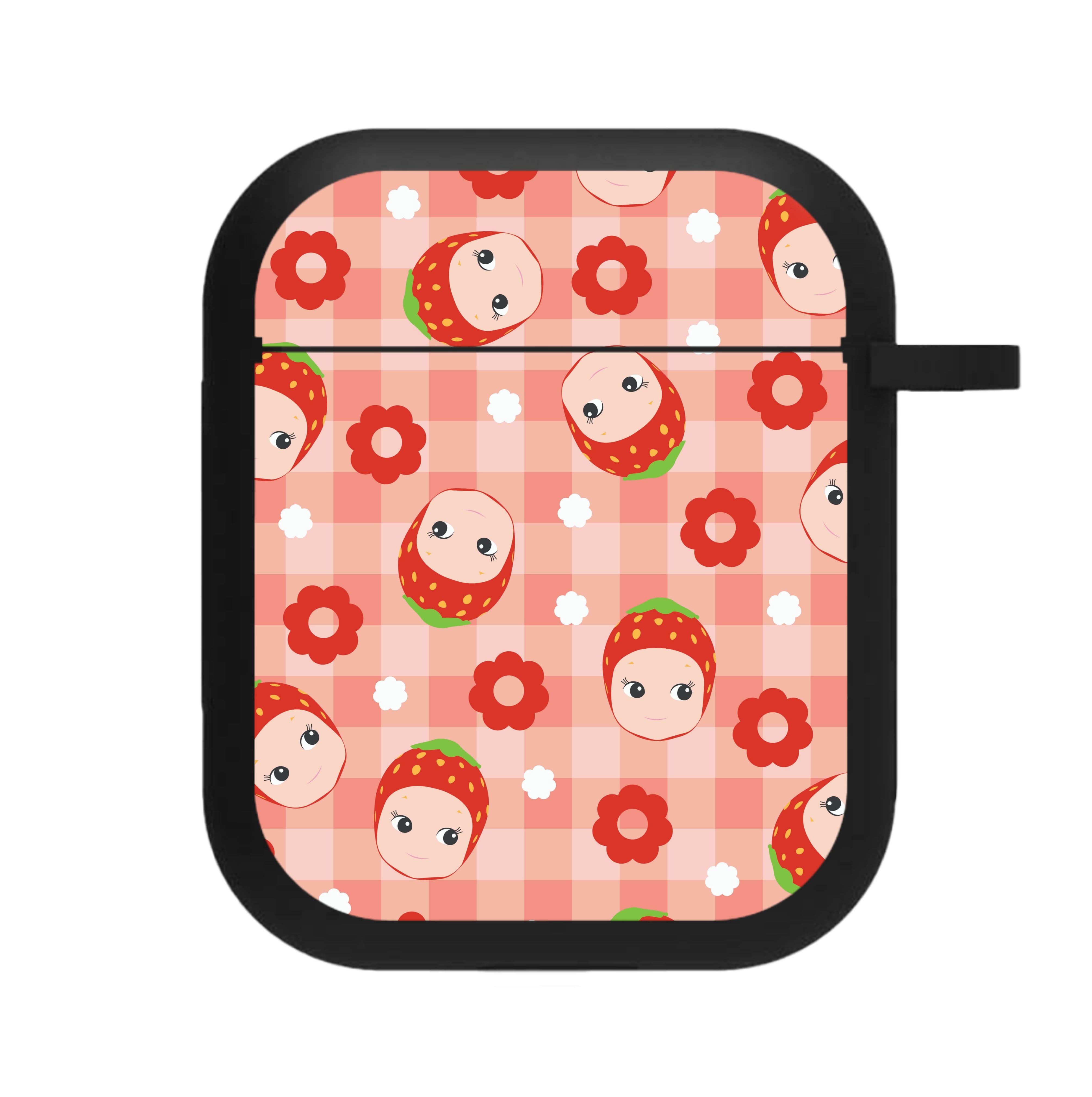 Strawberry Angel Pattern AirPods Case