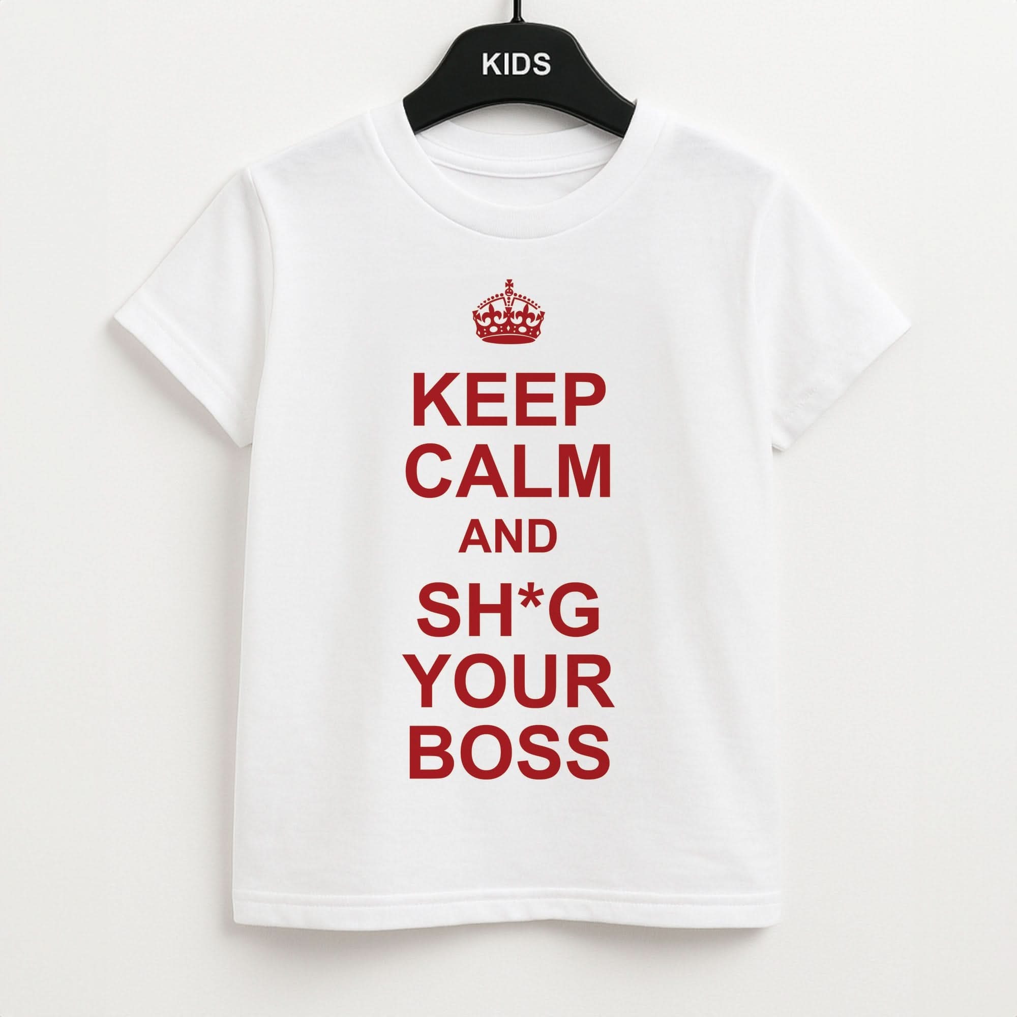 Keep Calm With Your Boss Kids Unisex T-Shirt