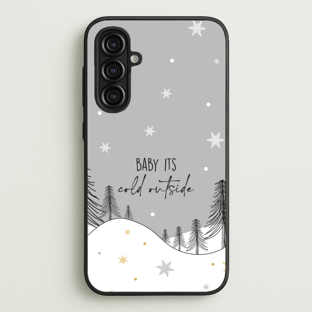 Baby It's Cold Outisde Landscape Galaxy A16 Case