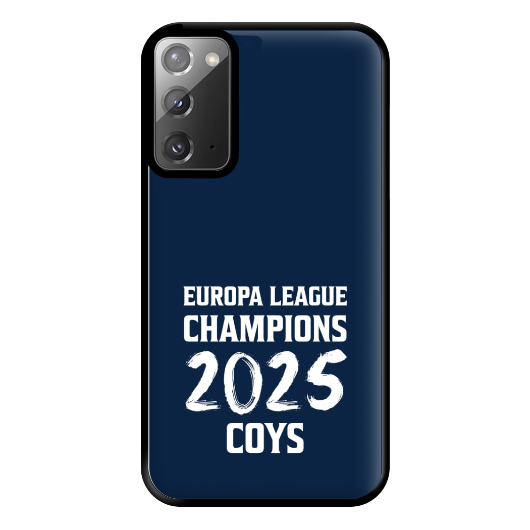 Europa League Winners 2025 - COYS Galaxy Note 20 Case