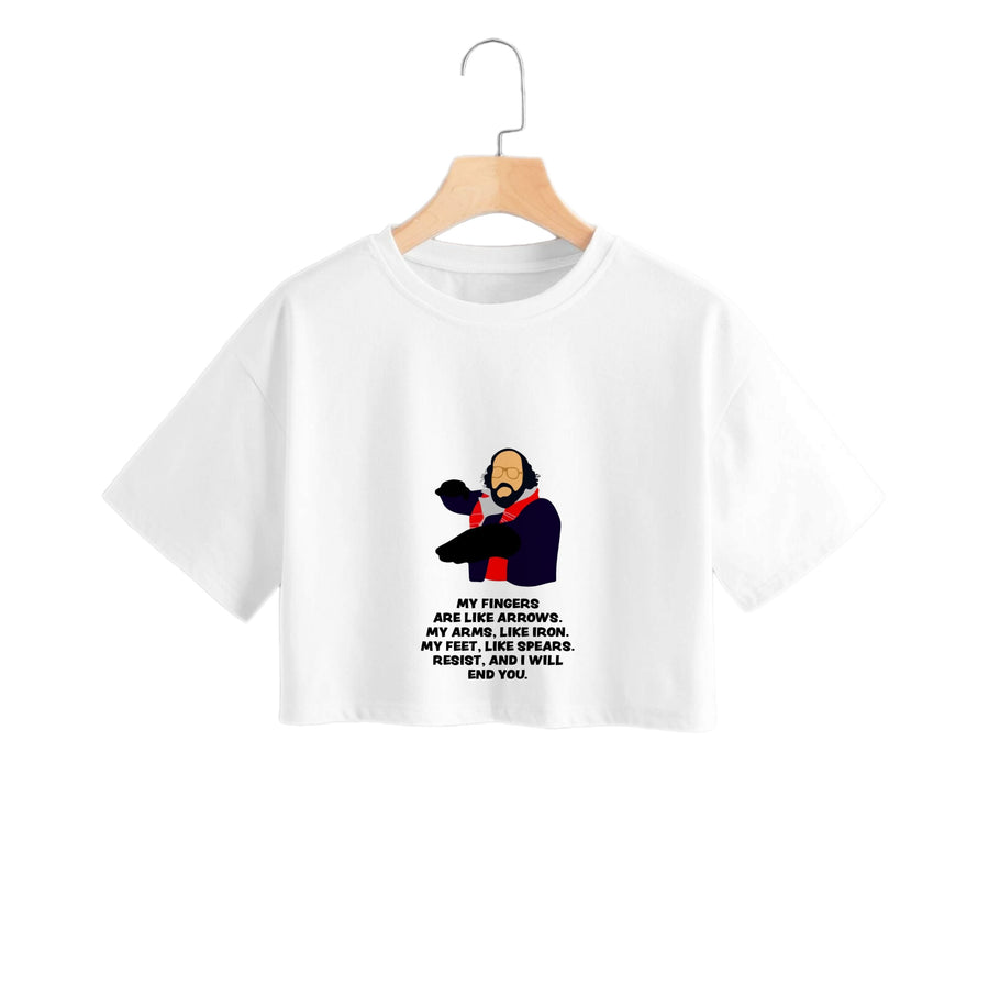 Murray Quote - Stranger Things Crop Top