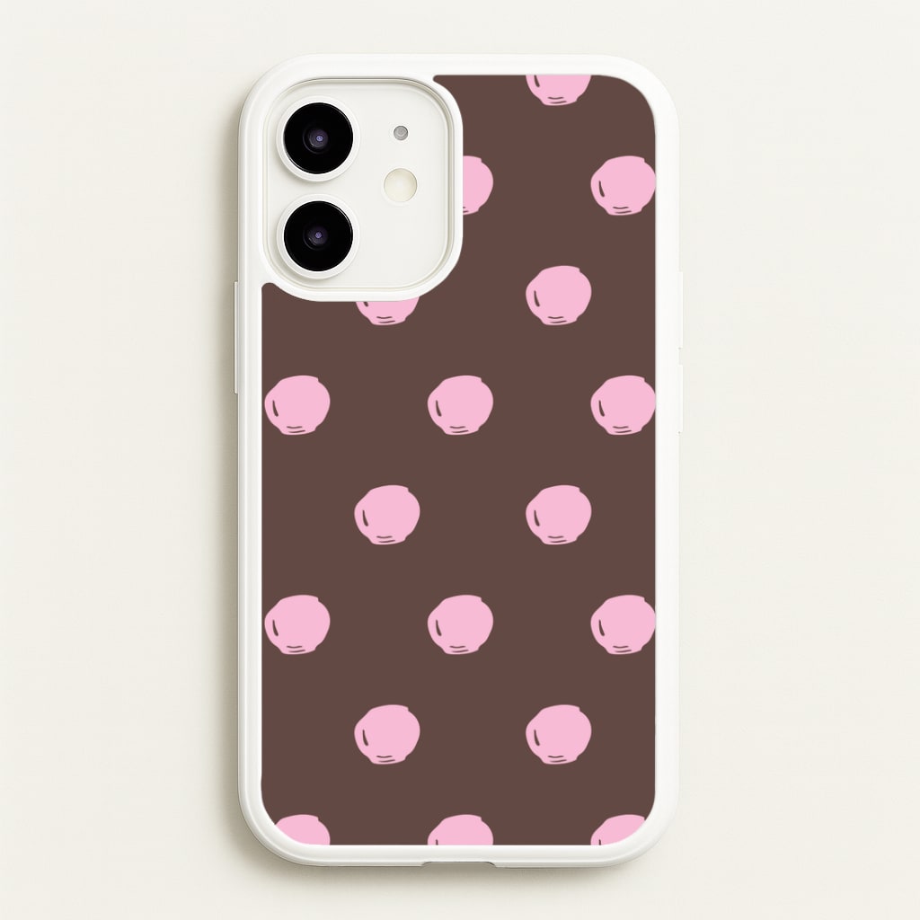 Chocolate & Strawberry Buttons iPhone 12 / 12 Pro Case