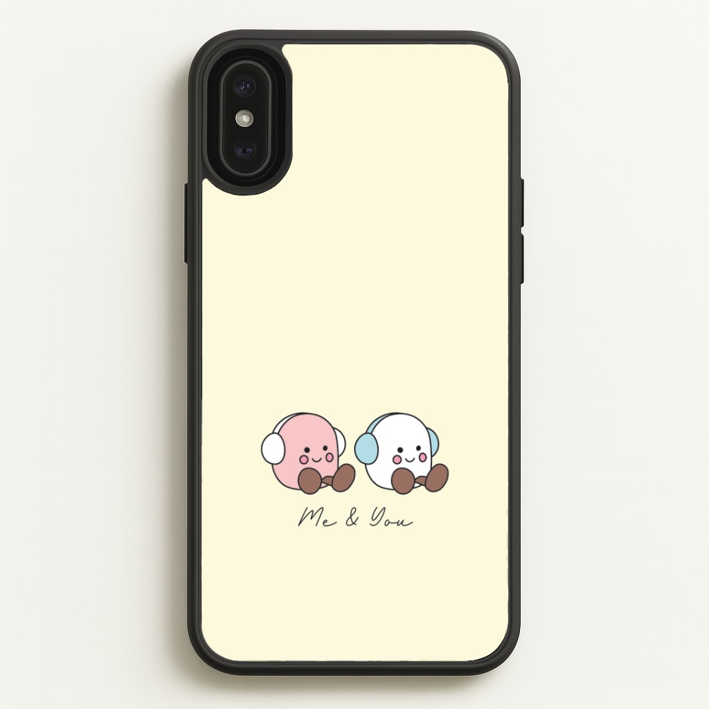 Cute Christmas Marshmellow Plushies iPhone XS Max Case