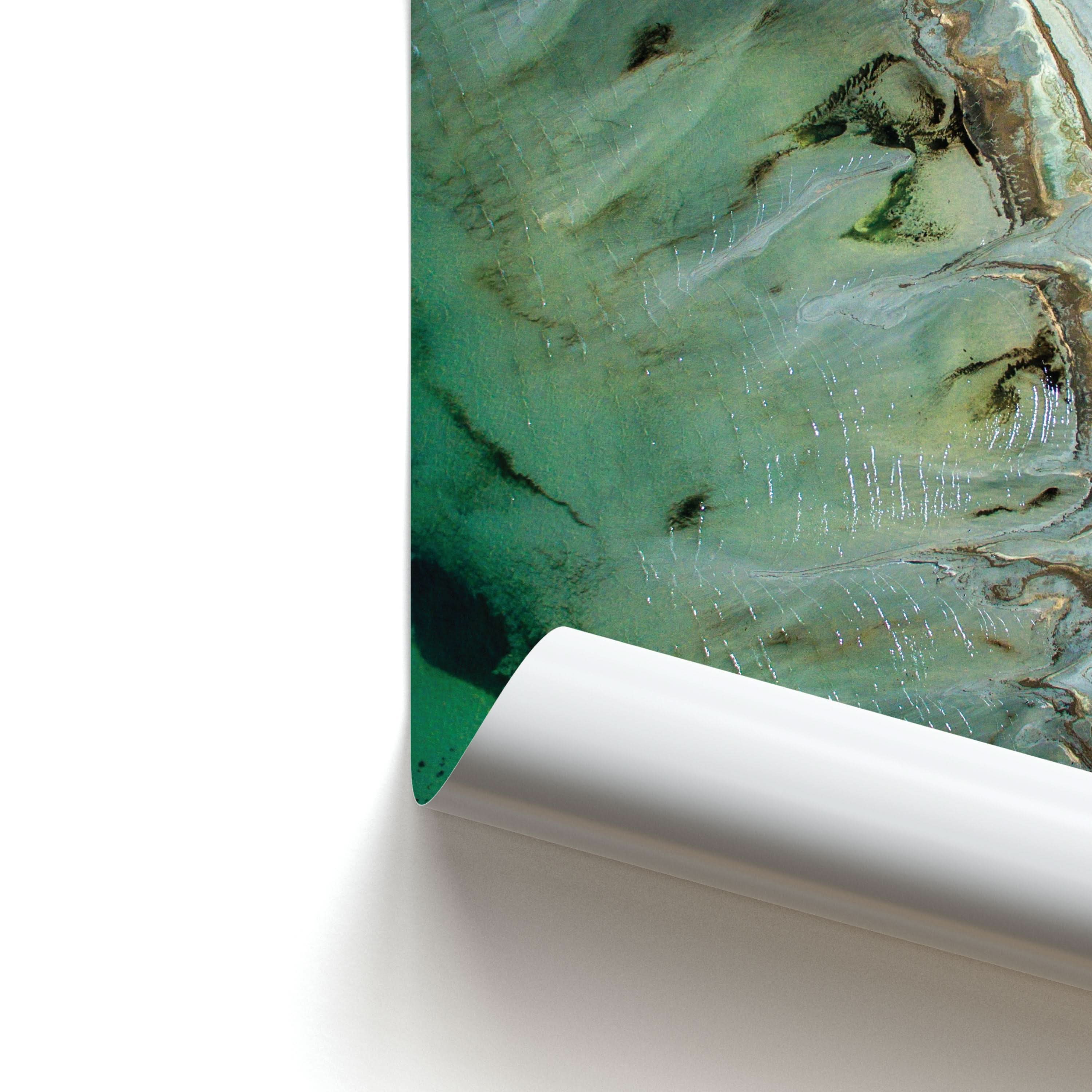 Emerald Marble Poster