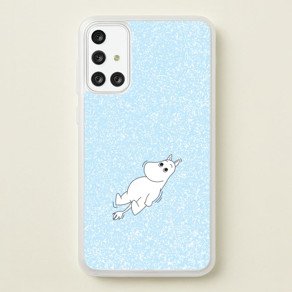 Moom In Glitter Galaxy A71 Case