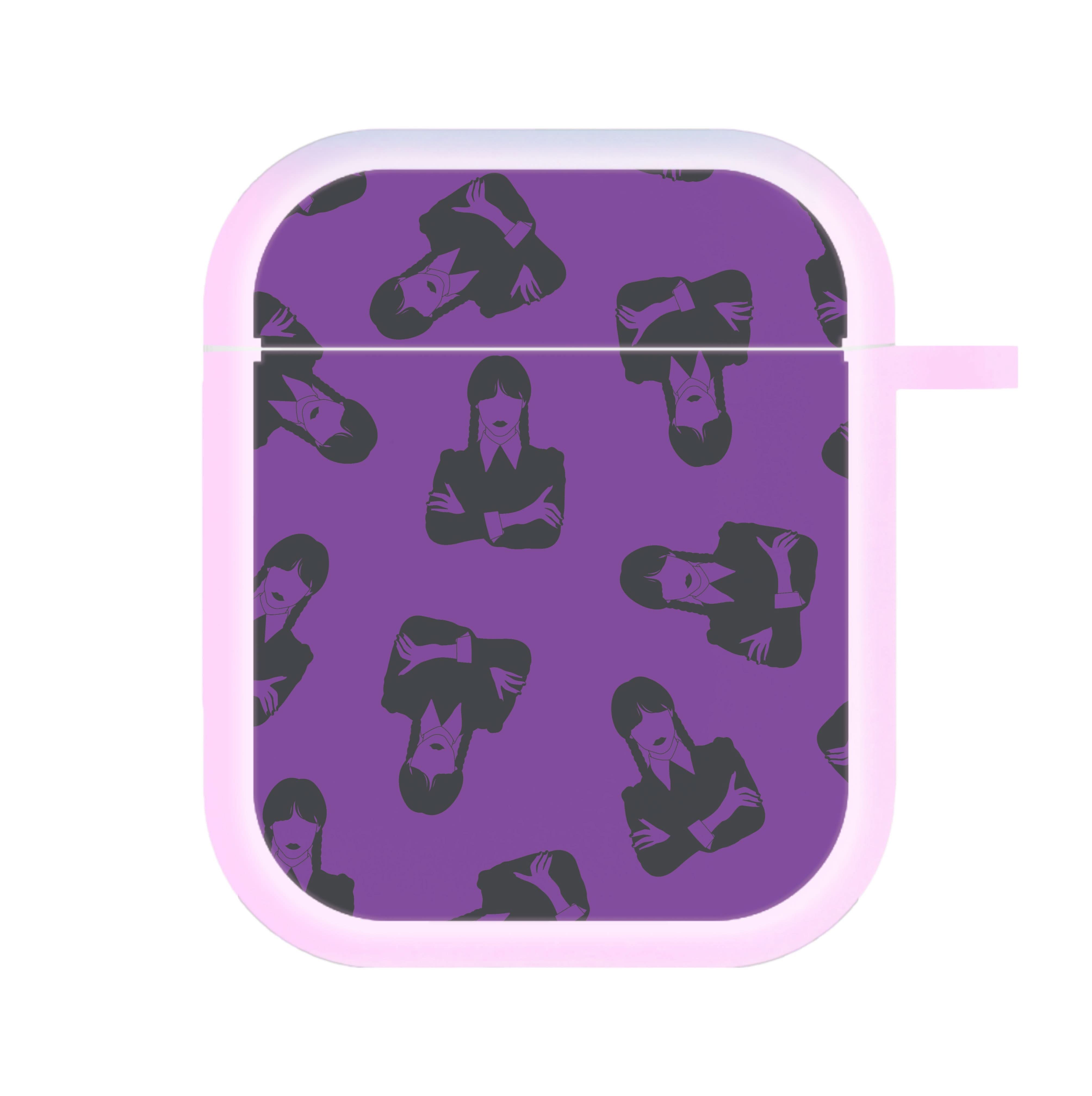 Addams Pattern AirPods Case
