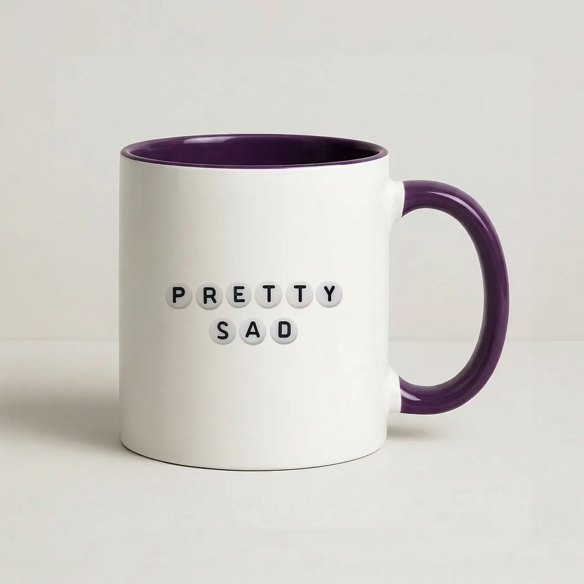 Pretty Sad Purple Mug