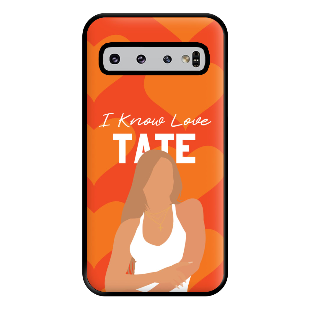 I Know Love Pattern Galaxy S10 Plus Case