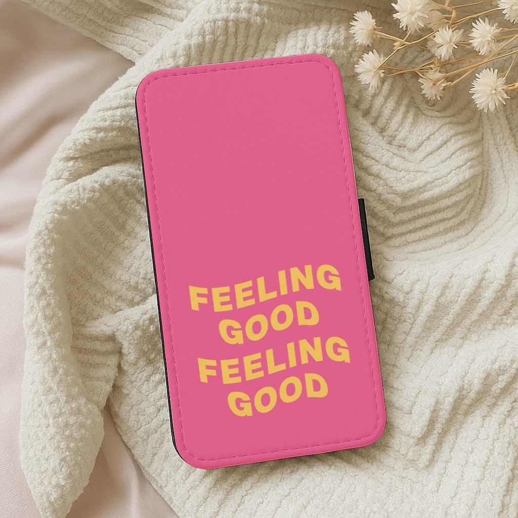 Wavey Feeling Good Leather Phone Case