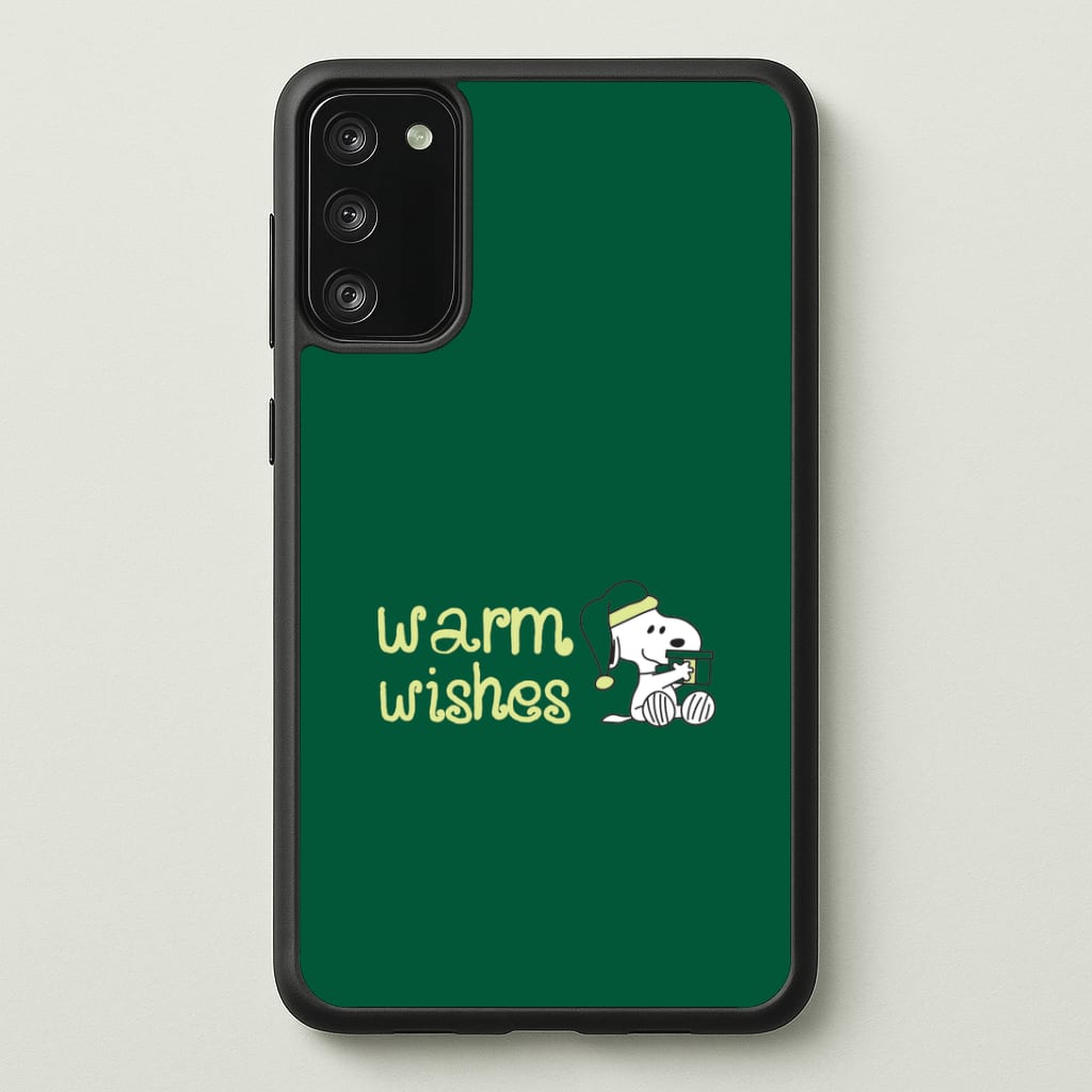 Cartoon Beagle Warm Wishes Galaxy S20FE Case
