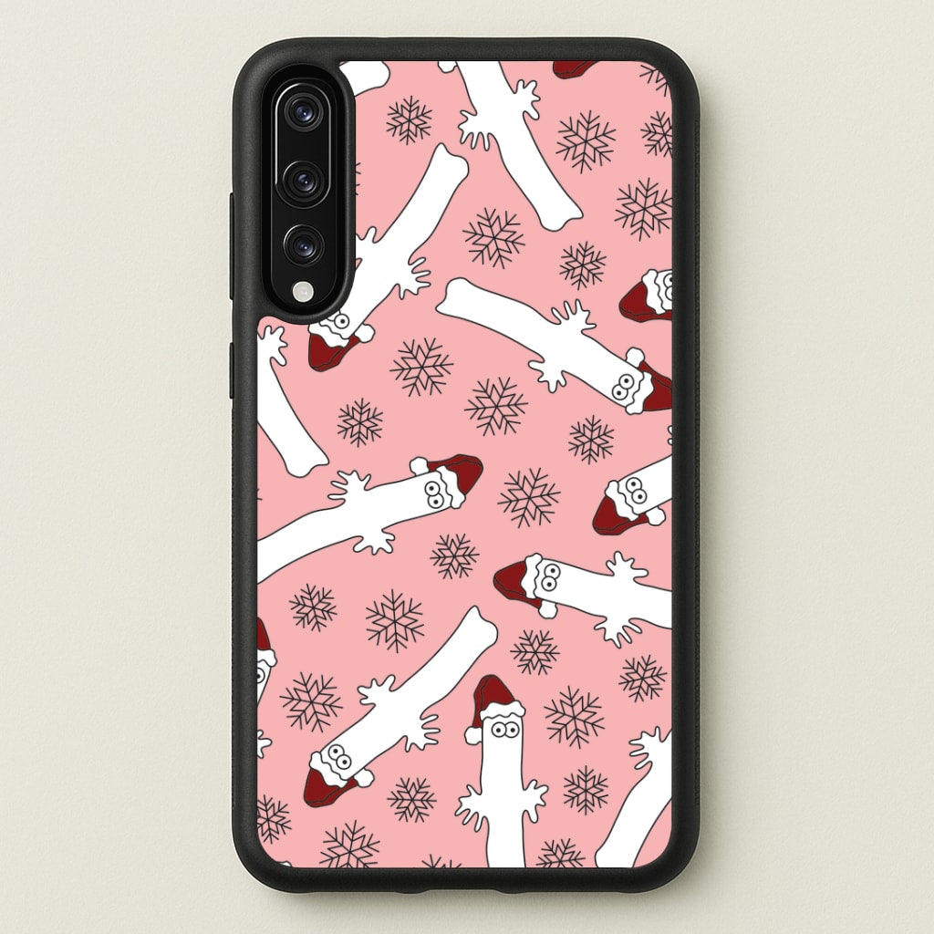 Wiggly Moom Xmas Hat Pattern Huawei P20 Pro Case