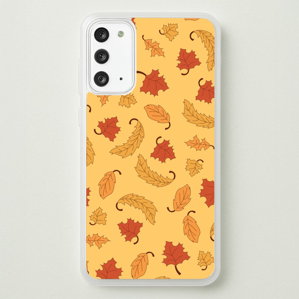 Leaves Assortment Pattern Galaxy Note 20 Case